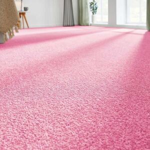 Andiamo Teppichboden »Kräuselvelours Ines«, rechteckig, Uni Farben, Breite... pink  B/L: 400 cm x 300 cm