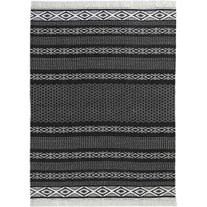 andas Teppich »Neo«, rechteckig, Pastell-Farben, Boho, Teppiche für... schwarz  B/L: 60 cm x 90 cm