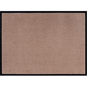 Home affaire Fussmatte »Triton«, rechteckig, waschbar, Uni-Farben-Design,... beige  B/L: 60 cm x 80 cm