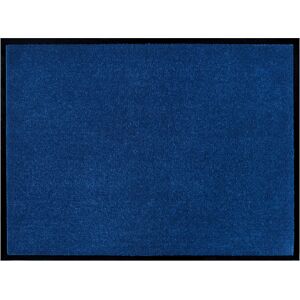 Home affaire Fussmatte »Triton«, rechteckig, waschbar, Uni-Farben-Design,... navy  B/L: 60 cm x 80 cm