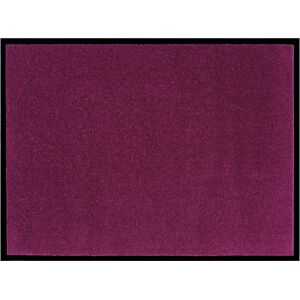 Home affaire Fussmatte »Triton«, rechteckig, waschbar, Uni-Farben-Design,... violett  B/L: 80 cm x 120 cm