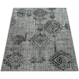 Paco Home Teppich »Coco 204«, rechteckig, Flachgewebe, Rauten Muster, Vintage... grau  B/L: 160 cm x 220 cm