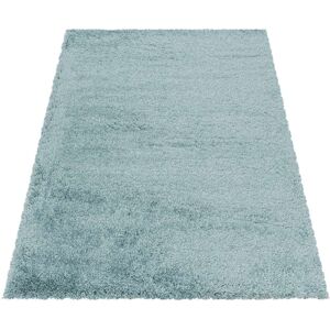 Ayyildiz Teppiche Hochflor-Teppich »FLUFFY 3500«, rechteckig, Langflor,... blau  B/L: 60 cm x 110 cm