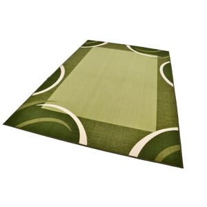 THEKO Teppich »Loures«, rechteckig, Kurzflor, mit moderner Bordüre, ideal im... grün  B/L: 200 cm x 290 cm