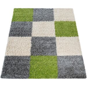 Paco Home Hochflor-Teppich »Mango 316«, rechteckig, weicher Shaggy, modernes... grün  B/L: 200 cm x 280 cm