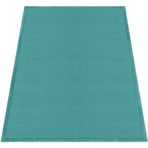 Paco Home Teppich »Tatami 475«, rechteckig, Kurzflor, Uni-Farben, mit Memory... blau  B/L: 160 cm x 220 cm