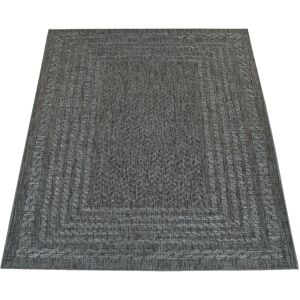 Paco Home Teppich »Liege 390«, rechteckig, Flachgewebe, melierte Sisal Optik,... anthrazit  B/L: 80 cm x 150 cm