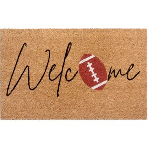 HANSE Home Fussmatte »Kokos Welcome Football Cursive«, rechteckig, Kokos,... Kokos  B/L: 45 cm x 75 cm