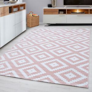 Ayyildiz Teppiche Teppich »Plus 8005«, rechteckig, Wohnzimmer pink Größe B/L: 120 cm x 170 cm