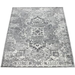 Paco Home Teppich »Alabama 372«, rechteckig, Kurzflor, Orient-Optik, Vintage... grau Größe B/L: 80 cm x 150 cm