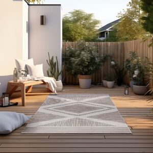 ELLE DECORATION Teppich »Rhombus, In- und Outdoor«, rechteckig, Flachgewebe,... Linen Größe B/L: 200 cm x 290 cm