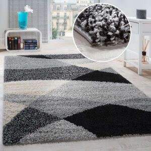 Paco Home Hochflor-Teppich »Mango 308«, rechteckig, weicher Shaggy, modernes... grau Größe B/L: 160 cm x 220 cm