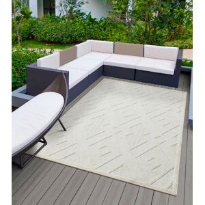 merinos Teppich »Tenerife 54085«, rechteckig, In- und Outdoor geeignet,... creme Größe B/L: 120 cm x 170 cm