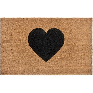 HANSE Home Fussmatte »Mix Mats Kokos Heart«, rechteckig, Kokos,... braun-schwarz Größe B/L: 75 cm x 45 cm