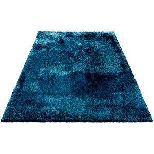 Bruno Banani Hochflor-Teppich »Dana«, rechteckig, uni, weich, Mikrofaser... blau Größe B/L: 240 cm x 320 cm
