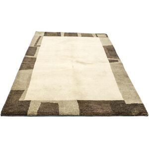 morgenland Wollteppich »Gabbeh Teppich handgeknüpft beige«, rechteckig,... Beige Größe B/L: 143 cm x 203 cm