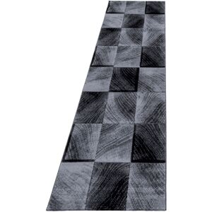 Ayyildiz Teppiche Läufer »Plus 8003«, rechteckig, 80cm x 300cm (BxL) schwarz Größe B/L: 80 cm x 300 cm
