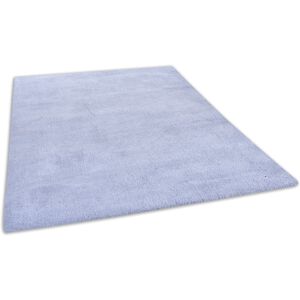 TOM TAILOR HOME Hochflor-Teppich »Shaggy Teppich Cozy«, rechteckig, Uni... hellblau Größe B/L: 140 cm x 200 cm