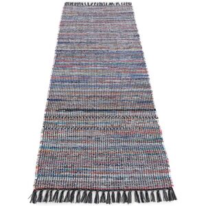 carpetfine Teppich »Kelim Chindi, Wendeteppich«, rechteckig, handgewebt,... schwarz Größe B/L: 60 cm x 180 cm