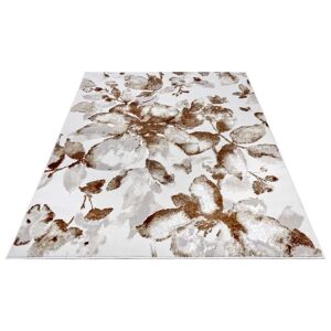 HANSE Home Teppich »Floral«, rechteckig, Orientalisch, Orient, Glänzend,... Weiss,Braun Größe B/L: 57 cm x 90 cm