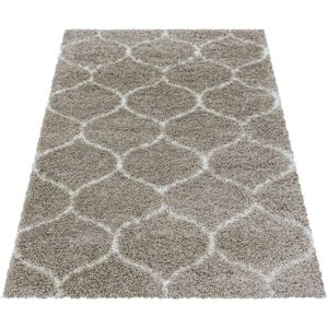 Ayyildiz Teppiche Hochflor-Teppich »SALSA 3201«, rechteckig, Wohnzimmer beige Größe B/L: 240 cm x 340 cm