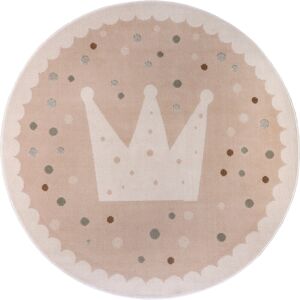 HANSE Home Kinderteppich »Adventures Crown«, rund, Spielteppich, weich,... Beige,Creme Größe Ø 100 cm