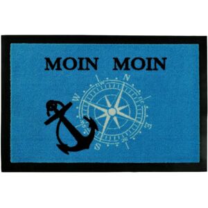 HANSE Home Fussmatte »Moin Moin«, rechteckig, In- & Outdoor, Rutschfest,... blau Größe B/L: 40 cm x 60 cm