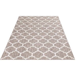 Carpet City Teppich »Outdoor«, rechteckig, UV-beständig, Flachgewebe, auch in... beige Größe B/L: 60 cm x 110 cm