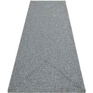 NORTHRUGS Läufer »Trenzado«, rechteckig, In- & Outdoor, Handmade-Look,... hellgrau Größe B/L: 80 cm x 200 cm