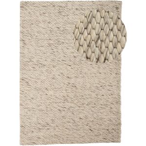 carpetfine Wollteppich »Sina«, rechteckig, Handweb Teppich, reine Wolle,... dunkelbeige Größe B/L: 120 cm x 170 cm