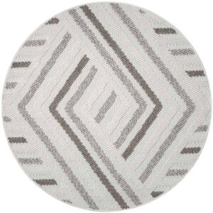 Carpet City Teppich »LINDO 7590«, rund, Kurzflor, Hochtief-Muster/ 3D-Effekt,... creme Größe Ø 200 cm