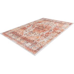 calo-deluxe Teppich »Castor 5000«, rechteckig, Kurzflor, Wohnzimmer orange/beige Größe B/L: 200 cm x 290 cm