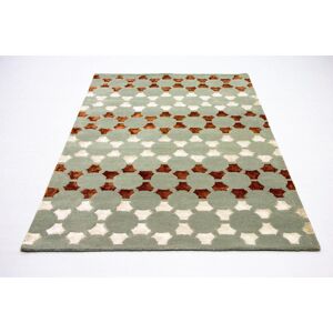 morgenland Wollteppich »Designer Teppich handgetuftet mehrfarbig«, rechteckig Mehrfarbig Größe B/L: 157 cm x 239 cm