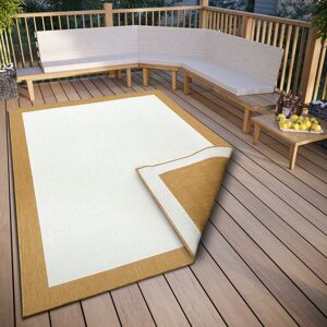 NORTHRUGS Teppich »Panama Wendeteppich«, rechteckig, In-& Outdoor,... ocker Größe B/L: 80 cm x 150 cm