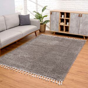 Carpet City Hochflor-Teppich »Pulpy 100«, rechteckig, sehr weich, mit... grau Größe B/L: 200 cm x 290 cm