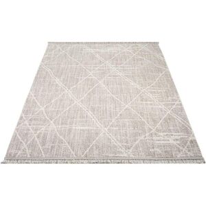 Carpet City Teppich »CLASICO 9162«, rechteckig, Kurzflor, Fransen,... beige Größe B/L: 160 cm x 230 cm