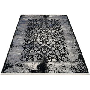 Musterring Teppich »COLORADO FLOWER«, rechteckig, exclusive MUSTERRING DELUXE... grau/schwarz Größe B/L: 80 cm x 150 cm