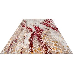 Leonique Teppich »Sander«, rechteckig, modernes Design, Teppiche in... rot Größe B/L: 200 cm x 290 cm