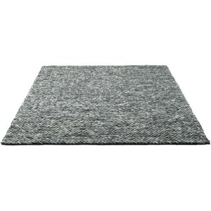 THEKO Wollteppich »Arlberg«, rechteckig, reine Wolle, Strickoptik, ideal im... dunkelgrau Größe B/L: 70 cm x 140 cm