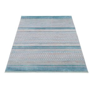OCI DIE TEPPICHMARKE Teppich »FARBEN MASTER«, rechteckig, Klassisches Muster,... türkis-grau Größe B/L: 200 cm x 240 cm