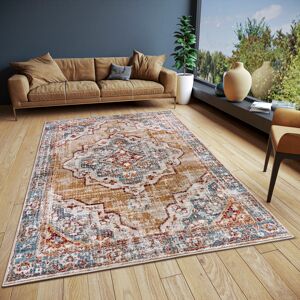 HANSE Home Teppich »Strozzi«, rechteckig, Orientalisch, Orient, Kurzflor,... Beige,Blau Größe B/L: 57 cm x 90 cm