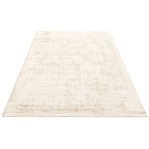 my home Teppich »Shirley«, rechteckig, Handweb Teppich, aus weicher Viskose,... creme Größe B/L: 200 cm x 290 cm
