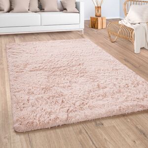 Paco Home Hochflor-Teppich »Silky 591«, rechteckig, Uni-Farben, besonders... creme Größe B/L: 60 cm x 100 cm