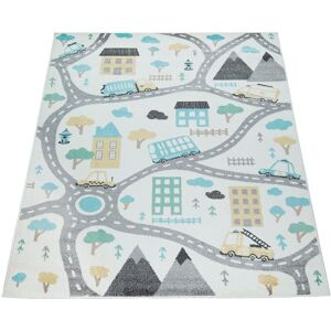 Paco Home Kinderteppich »Nino 885«, rechteckig, Kurzflor,... creme Größe B/L: 133 cm x 190 cm