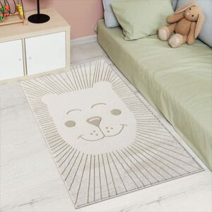 Carpet City Kinderteppich »MARA714«, rechteckig, Kinderzimmer Teppich Tiere... Creme Größe B/L: 80 cm x 150 cm