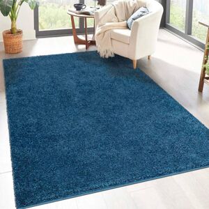 Carpet City Hochflor-Teppich »City Shaggy«, rechteckig, Robuster Langflor... blau Größe B/L: 133 cm x 190 cm