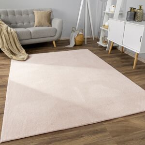 Paco Home Teppich »Sevilla 521«, rechteckig, Kurzflor, Uni Farben, weich &... Beige Größe B/L: 80 cm x 150 cm