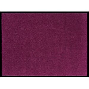 Home affaire Fussmatte »Triton«, rechteckig, waschbar, Uni-Farben-Design,... violett Größe B/L: 60 cm x 80 cm