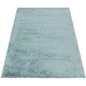 Ayyildiz Teppiche Hochflor-Teppich »FLUFFY 3500«, rechteckig, Langflor,... blau Größe B/L: 60 cm x 110 cm