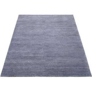 OCI DIE TEPPICHMARKE Teppich »HIMALI UNI«, rechteckig, handgeknüpft,... grau/blau Größe B/L: 200 cm x 250 cm